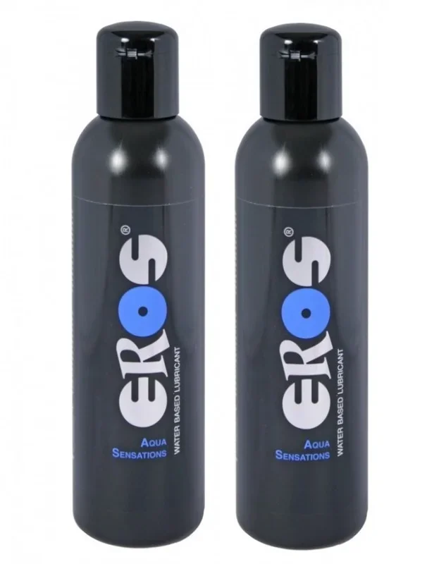 1000ml (2x 500ml) Eros Aqua Sensations Gleitgel auf Wasserbasis