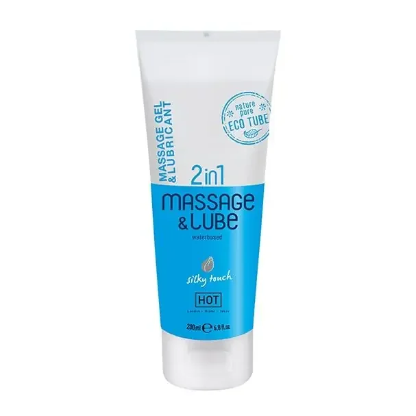 2 in 1 Heißes Massagegel und Gleitmittel – Silky Touch