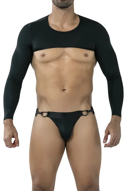 2-teiliges Jockstrap-Set – Schwarz