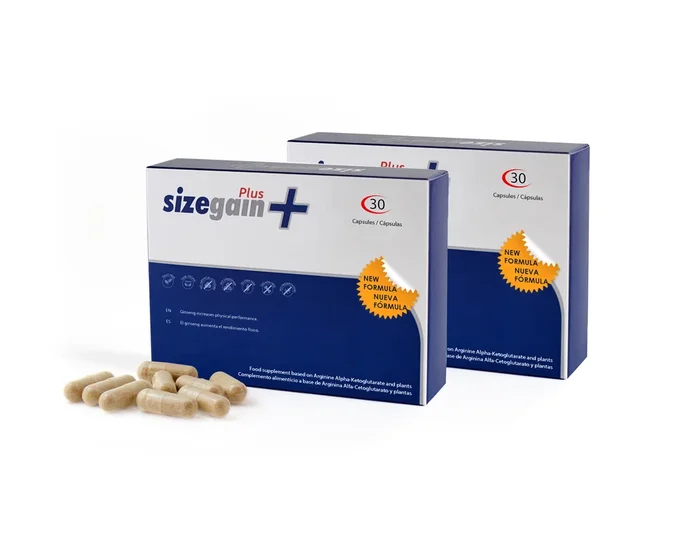 2x Sizegain Plus Tabletten für Männer