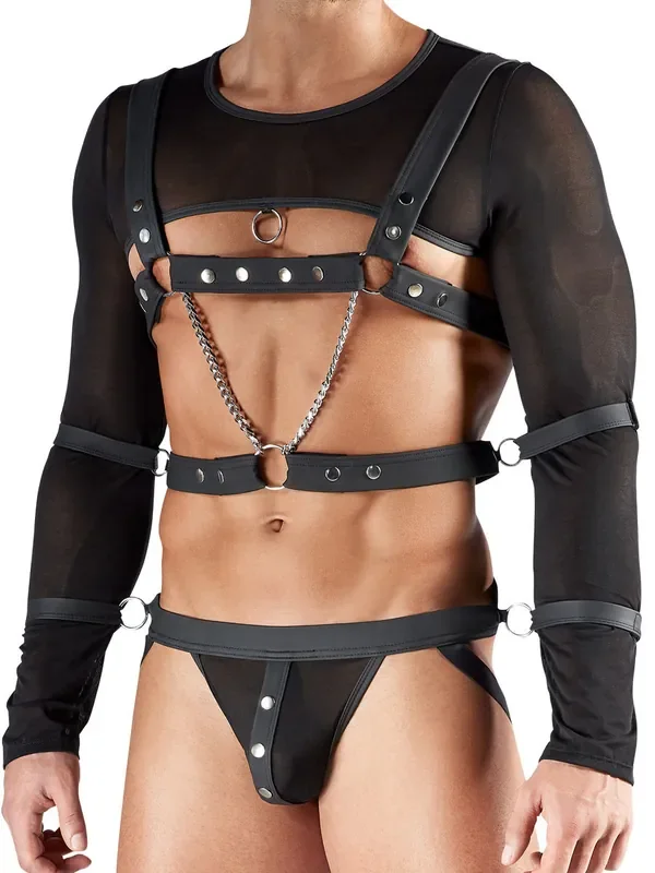 3-teiliges Bondage-Set, schwarz
