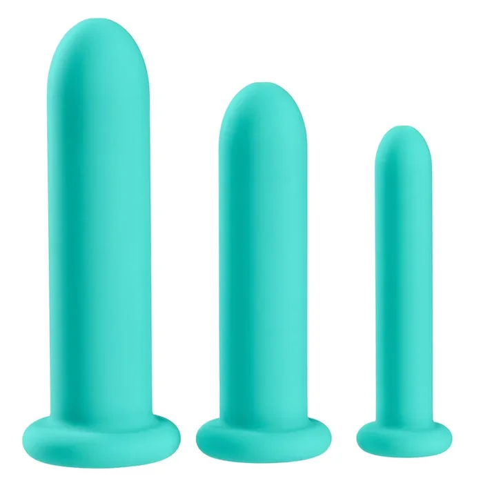 3-teiliges Vaginaldilatorset aus Silikon