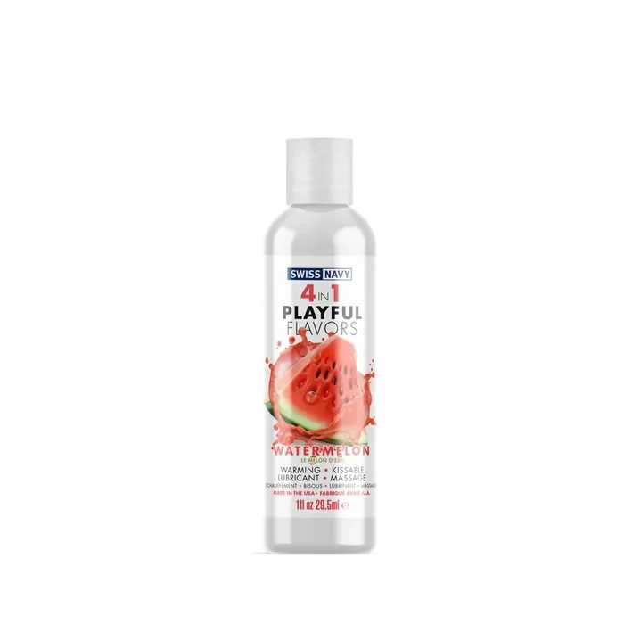 4 in 1 Lubricant with Watermelon Flavor – 1 fl oz / 30 ml