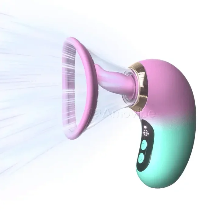 5-in-1 Vibrator mit Saugen, Lecken und LCD-Steuerung