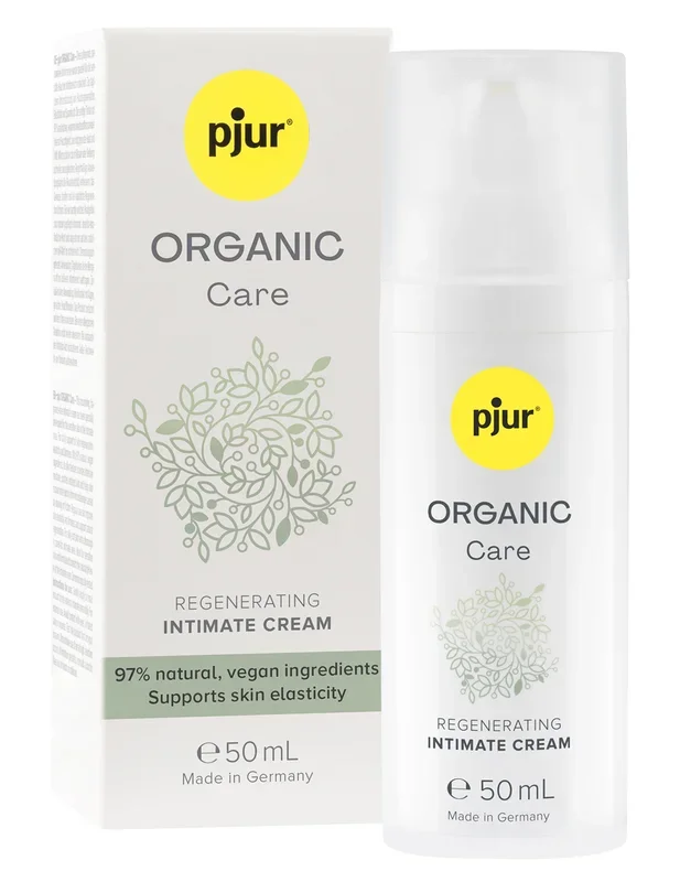 50ml Pjur ORGANIC Care – Regenerating Intimate Cream – parfumfreie Intimcreme – für ein weiches Hautgefühl
