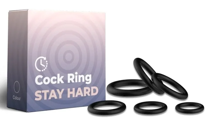 6er-Set Silikon-Cockrings Stay Strong