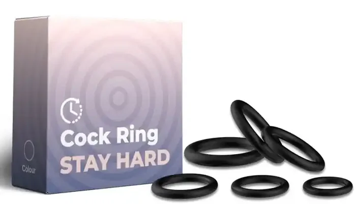6er-Set Silikon-Cockrings Stay Strong