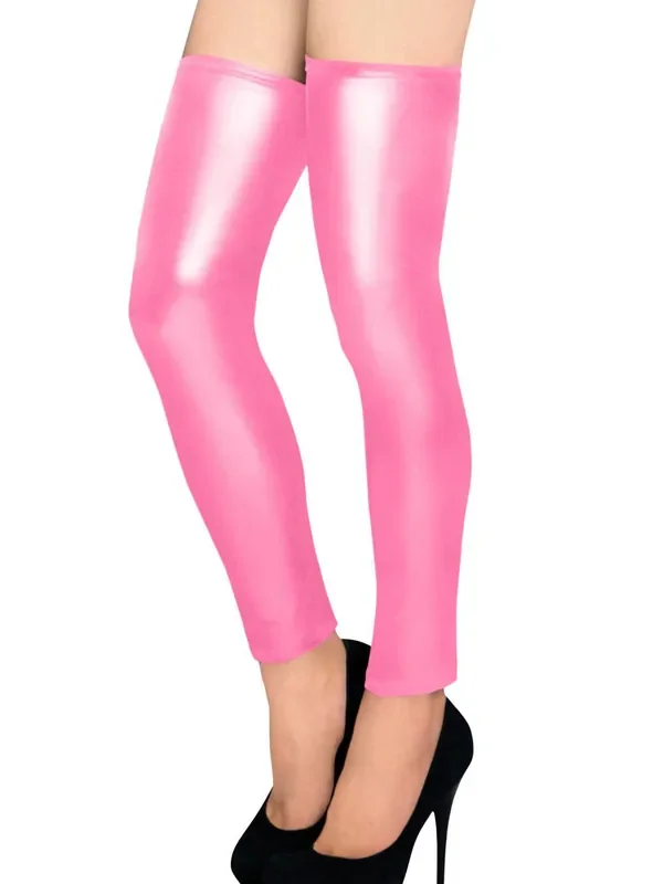 7-Heaven Wetlook-Beinstulpen Alva, pink