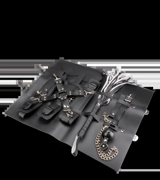 8-teiliges BDSM-Set mit Aufbewahrungsbox