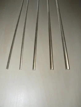 Acrylglas Rohrstock. 8 mm Ø, farblos, Hypoallergen
