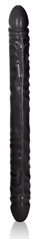 Aderiger Doppel-Dildo 44 cm Noir