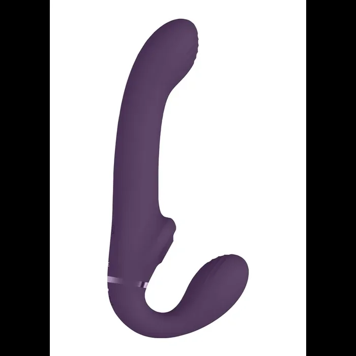 Ai – Dual Vibrating Air Wave Tickler Strapless Strapon