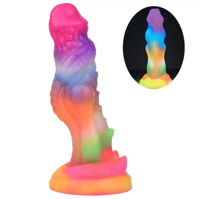 ALIENY Phosphoreszierender Dildo 18 x 4,8cm