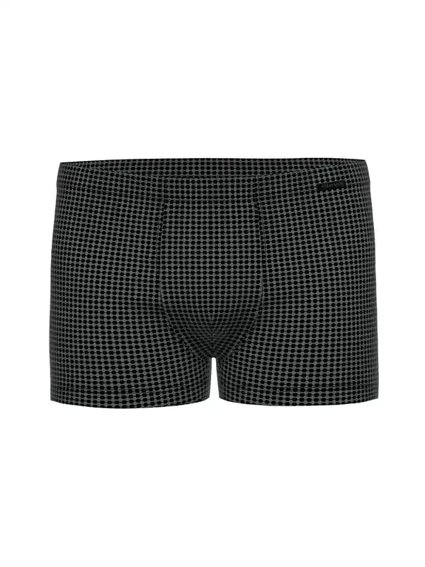 Ammann Cotton-Modal Retro Short, schwarz/grau