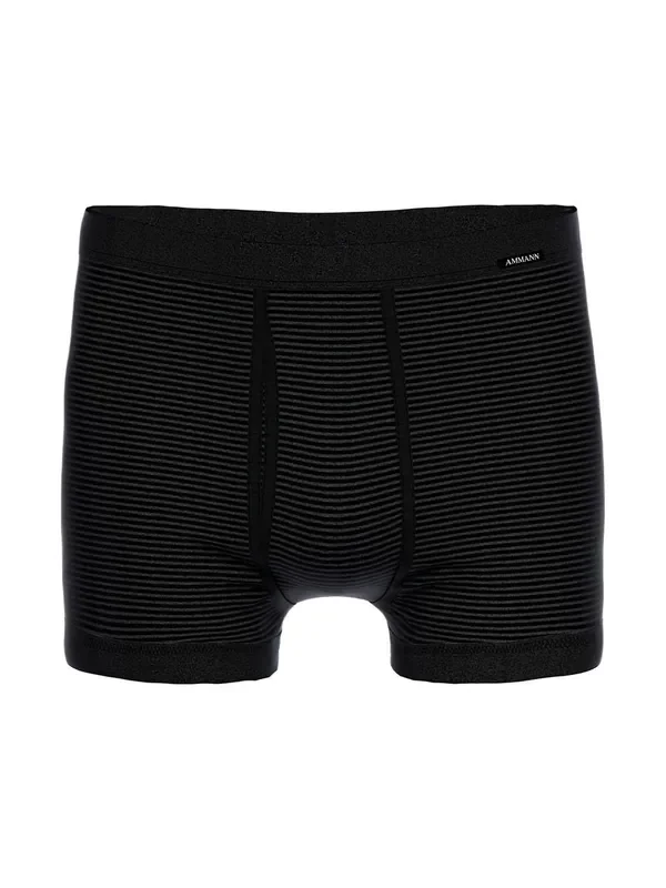 Ammann Jeans Feinripp Boxerpant, anthrazit
