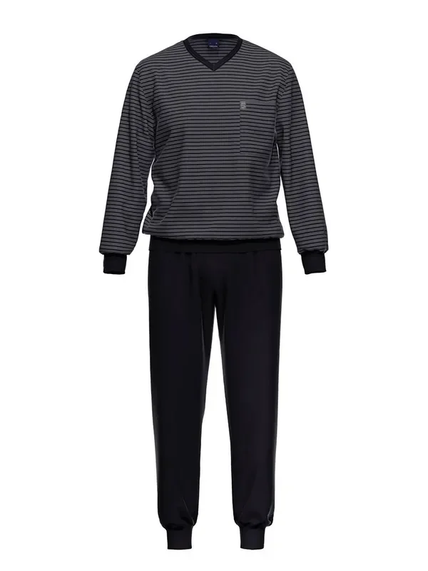Ammann Nightwear Pyjama lang, anthrazit