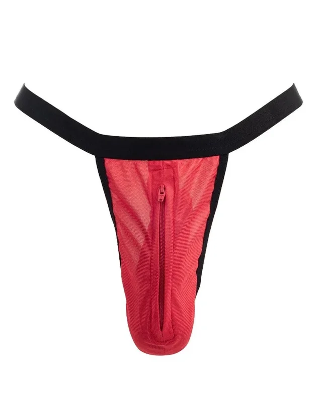Amorable by Rimba – String mit Reißverschluss – One Size
