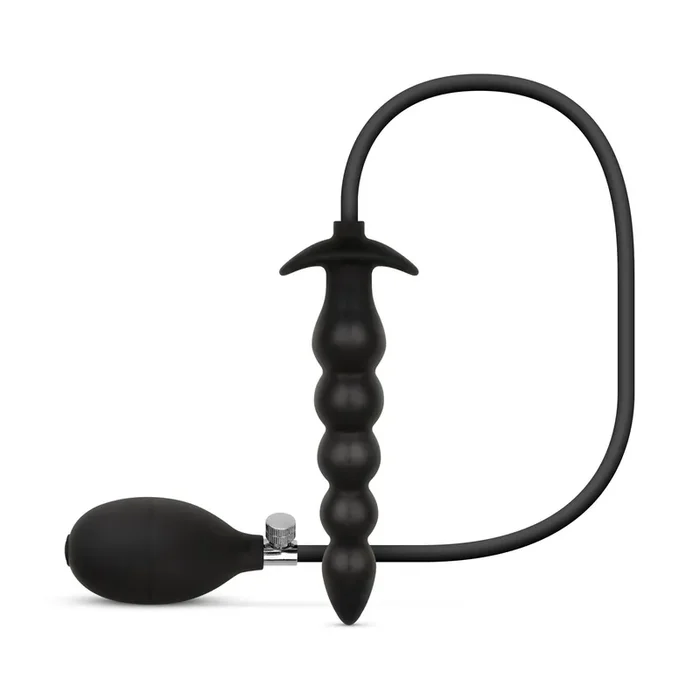 Anal Collection – Aufblasbarer Dildo mit Pumpe 20 cm – Schwarz