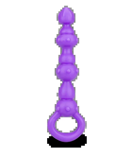 Anal-Perlenkette in Violett