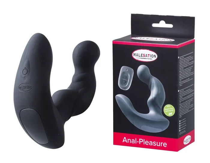 Anal-Pleasure Anaplug mit Fernbedienung schwarz