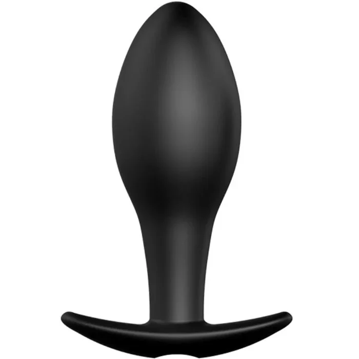 Anal Plug aus Silikon schwarz 12 Vibrationen