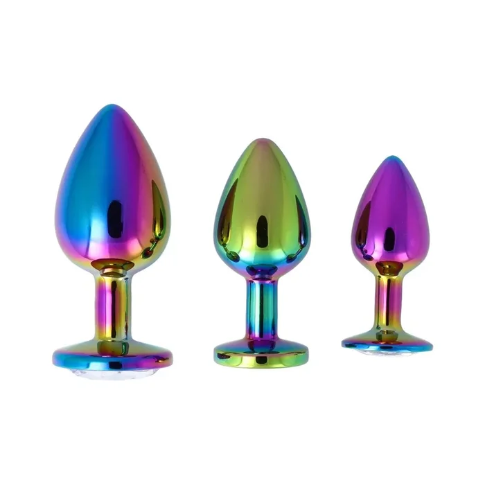 Anal plug Pick&Love Nº 18 Multicolour 3 Pieces (8,3 cm) (9,5 cm) (7,6 cm)