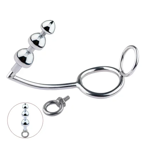 Analdildo mit Cockring (Durchmesser: 50mm)