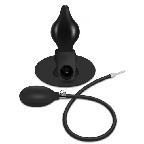 Analplug Aufblasbar mit Saugnapf