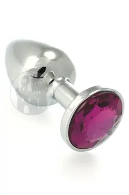 Analplug Metall mit Kristall