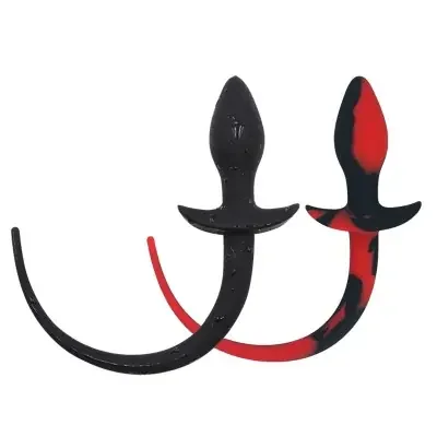 Analplug mit Rute – Puppy Play (Farbe Schwarz)
