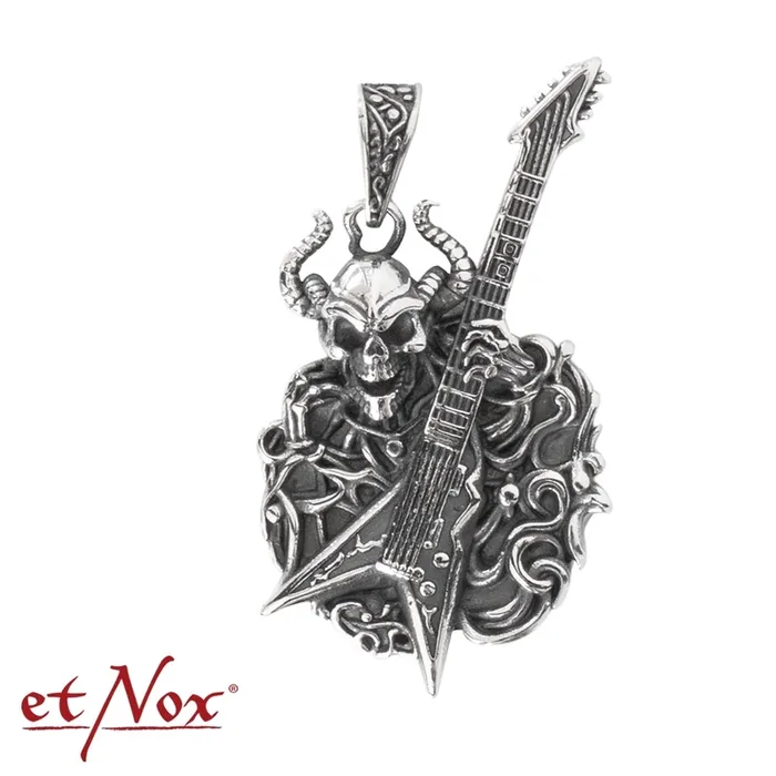 Anhänger – Gitarre mit Totenkopf