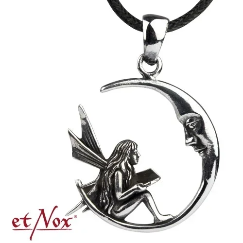 Anhänger ‚Elfe im Mond‘