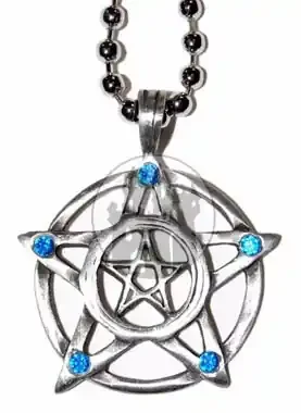 Anhänger ‘Pentagramm‘ Blau