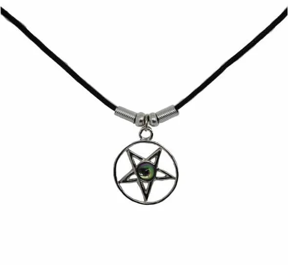 Anhänger Pentagramm mit Stein