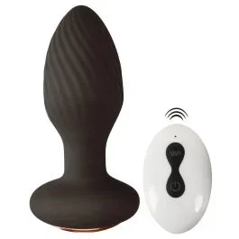 Anos – Rotierender Buttplug – Schwarz