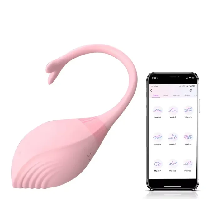 APP-Steuerung Kabelloser Wal-Vibrator G-Punkt Stimulator mit 9 Vibrationsmodi