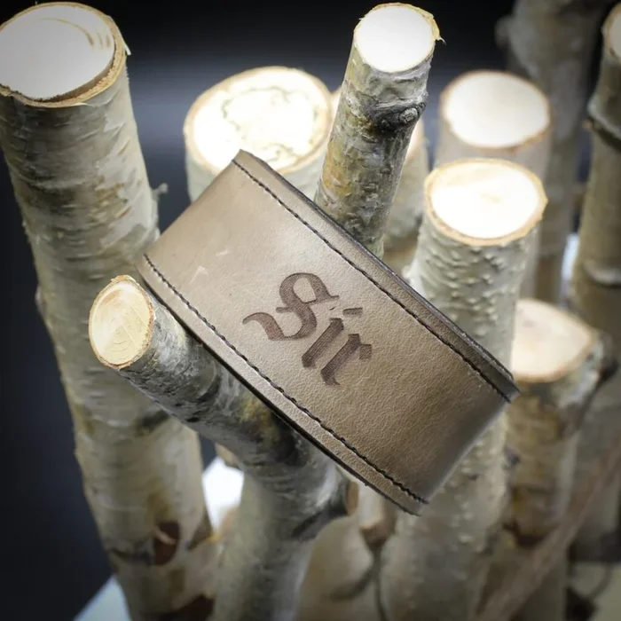 Armband grau – „Sir“ antik schmal – penumbra