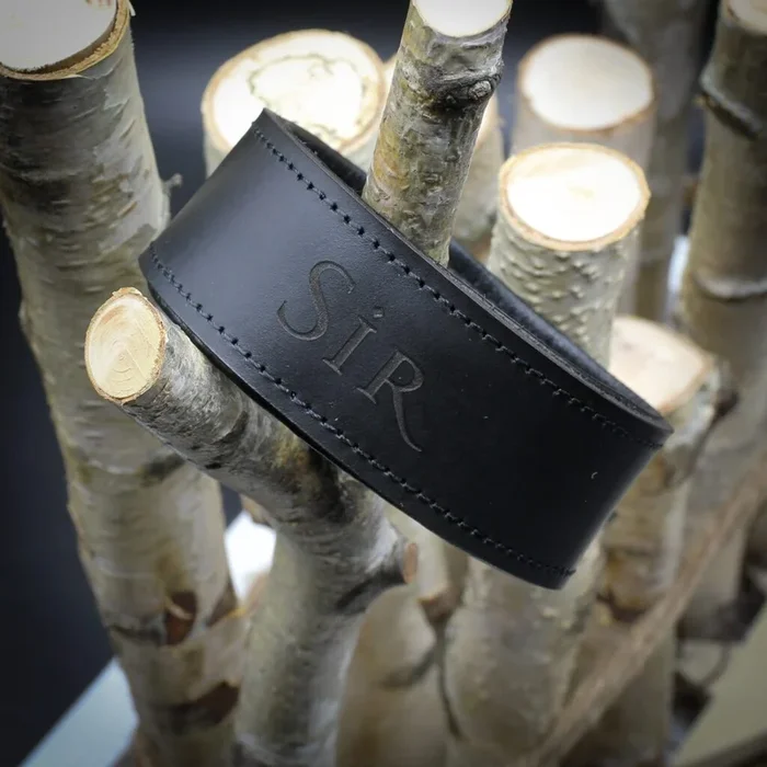 Armband schwarz – „Sir“ antik schmal – penumbra
