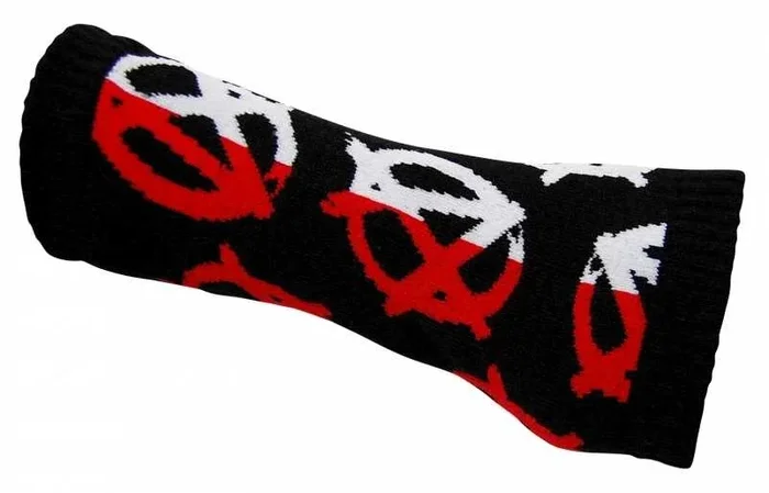 Armstulpen mit Anarchie Muster