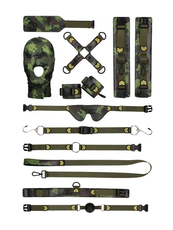 Army Bondage Kit Fesselset in Tarnfarben