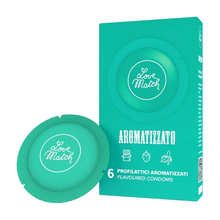 Aromatizzato – Flavored Condoms – 6 Pieces