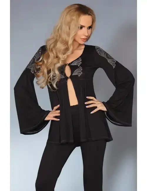 Aruna Shirt & Leggings schwarz