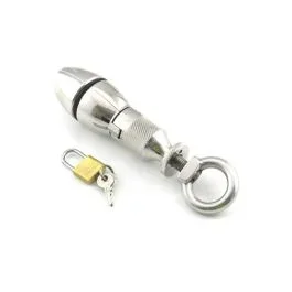 Ass-Lock-Keuschheits-Anal-Plug 11 x 6 cm