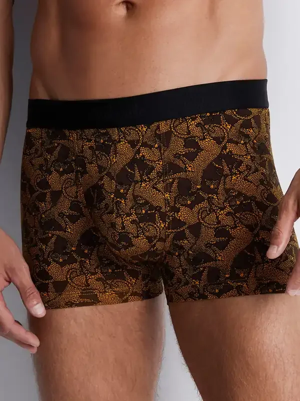 Aubade Guepard Boxer, braun/ocker print
