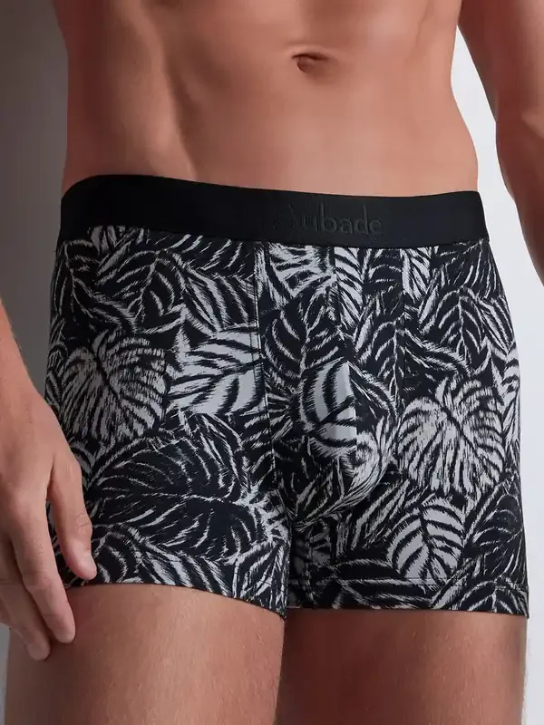 Aubade Tropical Gots Boxer, schwarz/weiß