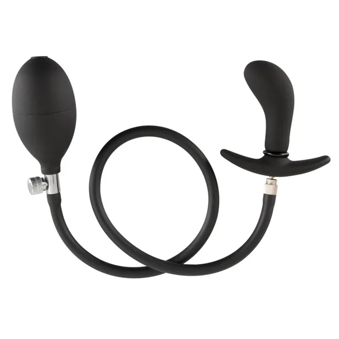 Aufblasbarer Analplug mit Schlauch