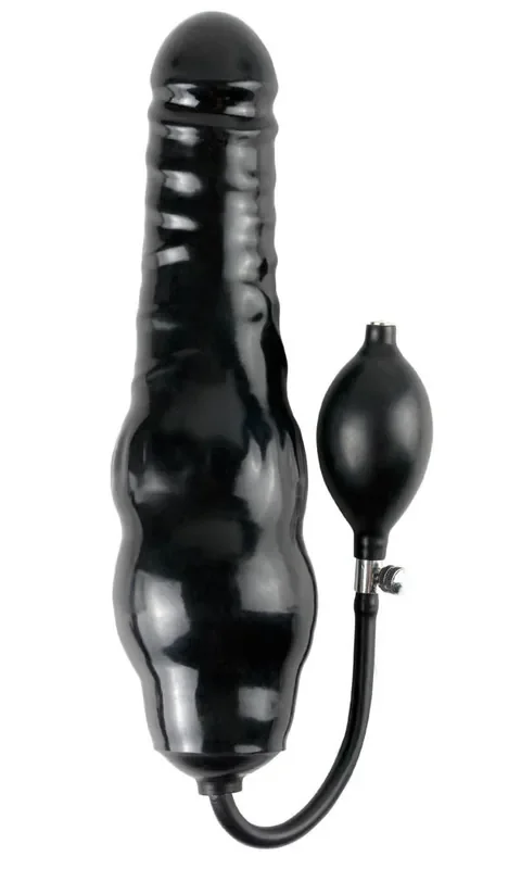 Aufblasbarer Dildo 20 x 6,5 cm Schwarz