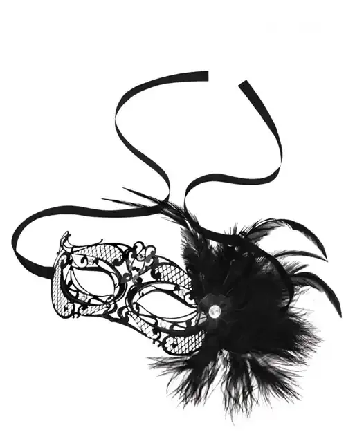 Augenmaske aus Metall „Mardi Gras“