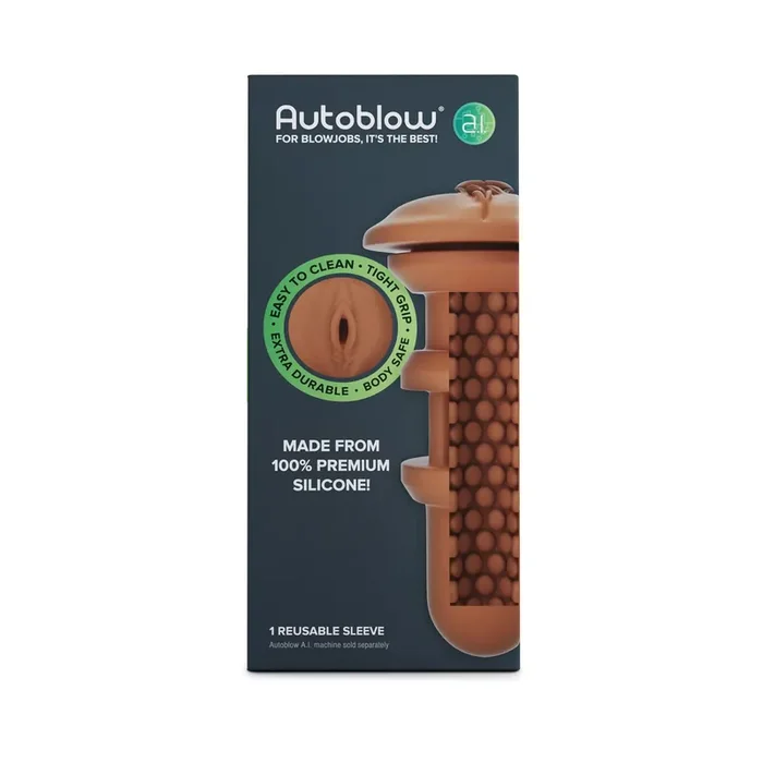 Autoblow – A.I. Vaginallustkanal aus Silikon – Braun