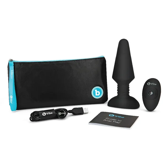B-Vibe – Rimming Remote Control Plug XL Black